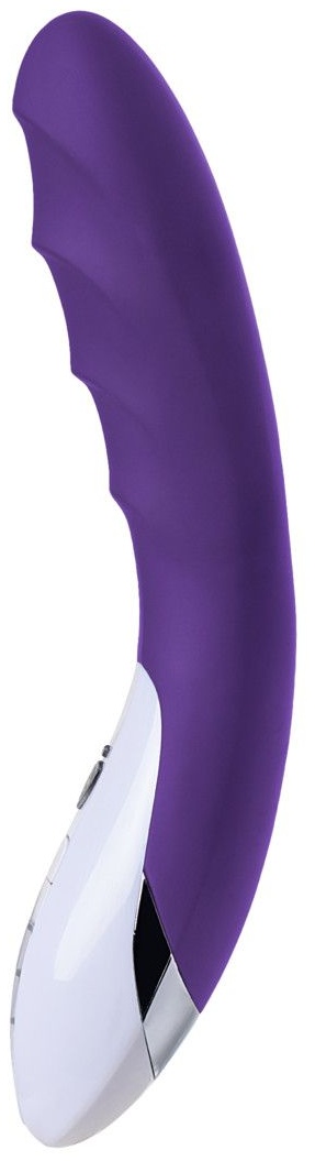 Фиолетовый вибратор Mystim Sassy Simon - 27 см.