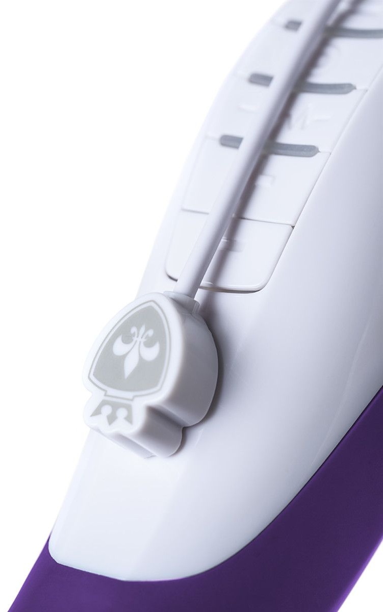 Фиолетовый вибратор Mystim Sassy Simon - 27 см.