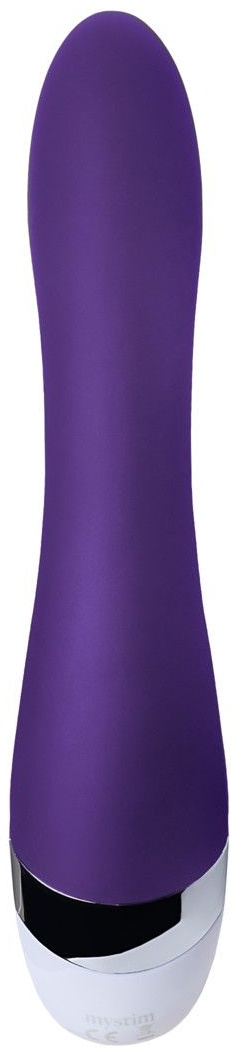 Фиолетовый вибратор Mystim Sassy Simon - 27 см.