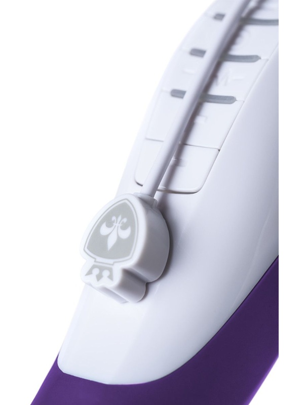 Фиолетовый вибратор Mystim Sassy Simon - 27 см.