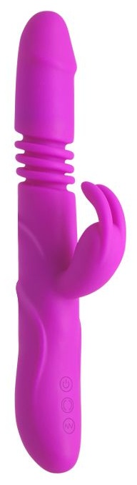 Вибратор с поступательным движением и ротацией Ward - 27 см.