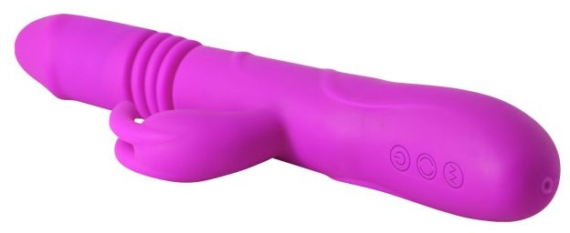 Вибратор с поступательным движением и ротацией Ward - 27 см.