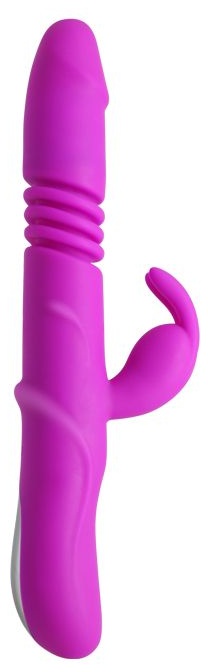 Вибратор с поступательным движением и ротацией Ward - 27 см.