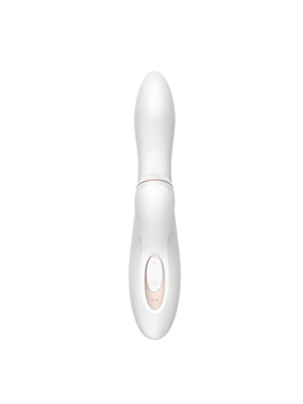 Вибромассажер с вакуумно-волновой клиторальной стимуляцией Satisfyer Pro + G-Spot - 22 см.