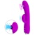 Лиловый вибратор Regina с пульсирующей головкой - 19,8 см.