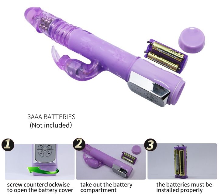 Сиреневый мультифункциональный вибратор Deluxe Dreeam Lover - 26 см.