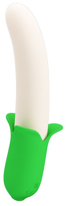 Силиконовый вибратор Banana Knight - 19,5 см.