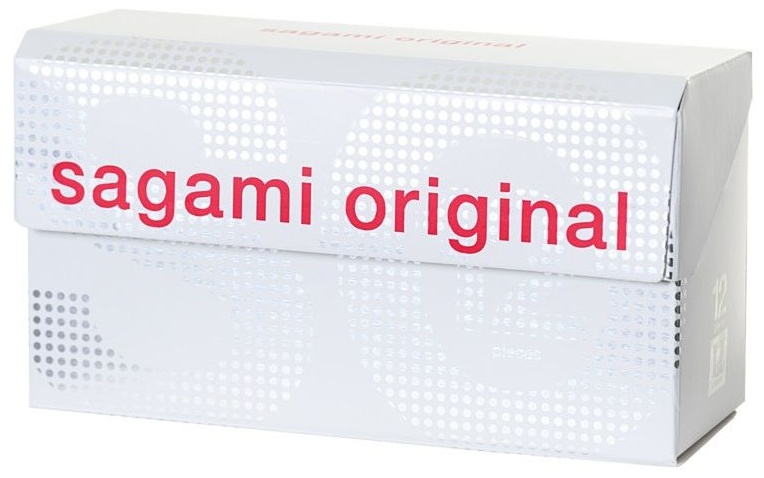 Ультратонкие презервативы Sagami Original 0.02 - 12 шт.