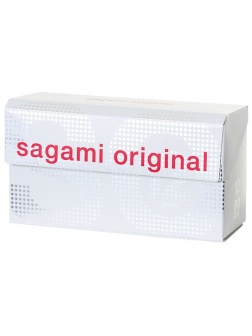 Ультратонкие презервативы Sagami Original 0.02 - 12 шт.
