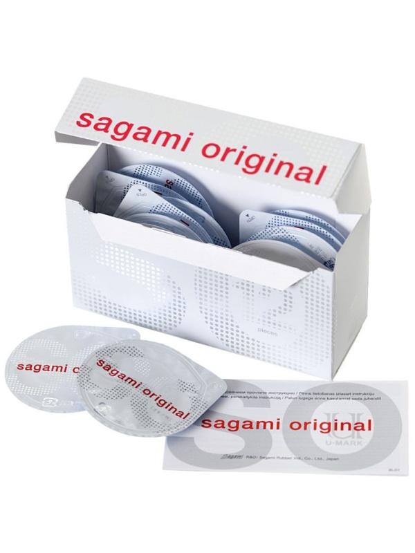 Ультратонкие презервативы Sagami Original 0.02 - 12 шт.