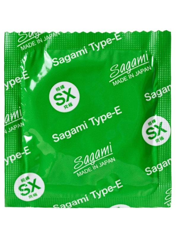 Презервативы Sagami Xtreme Type-E с точками - 3 шт.