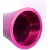 Алюминиевый рельефный вибратор PINK SMALL - 7,5 см.