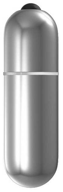 Серебристая вибропуля с вибрацией