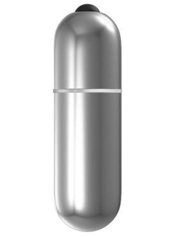 Серебристая вибропуля с вибрацией