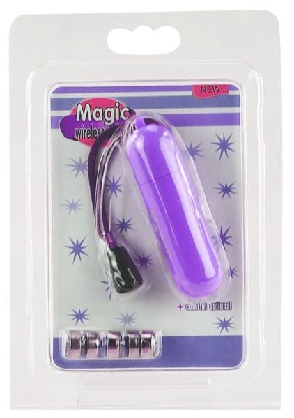 Фиолетовая вибропулька со шнурком