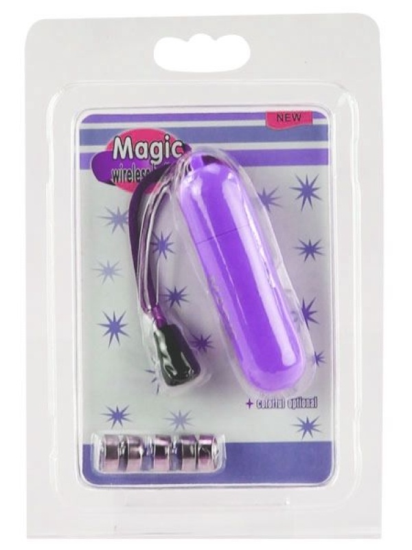 Фиолетовая вибропулька со шнурком