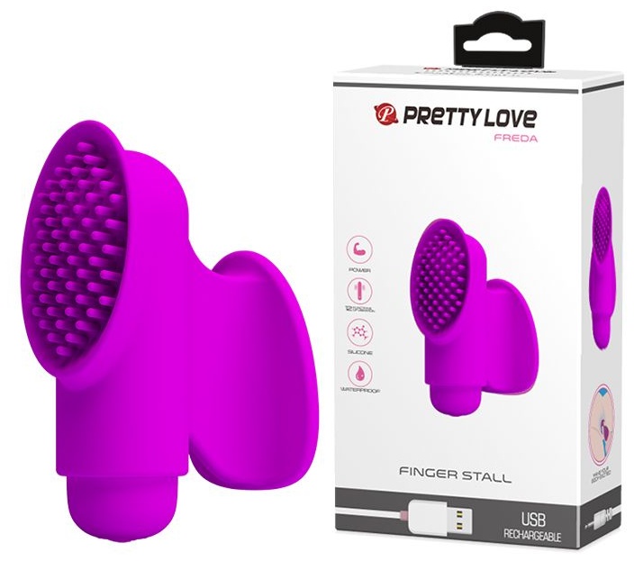 Лиловый вибростимулятор Freda