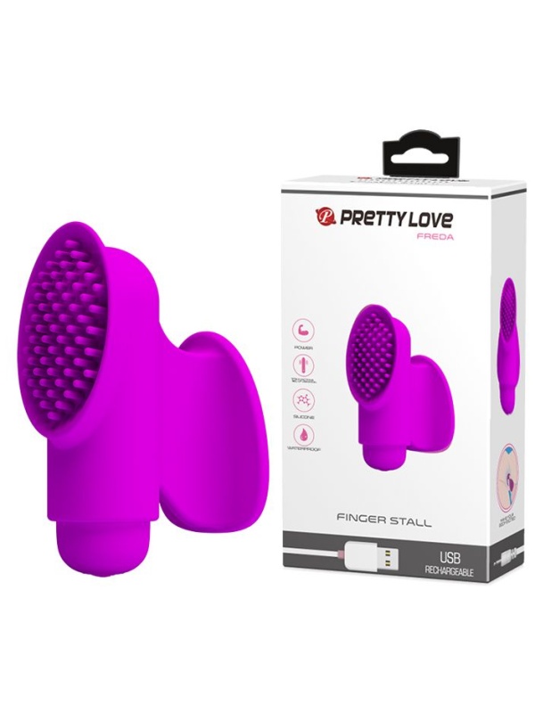 Лиловый вибростимулятор Freda