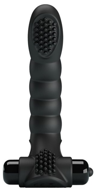 Текстурированная вибронасадка на палец Alexander