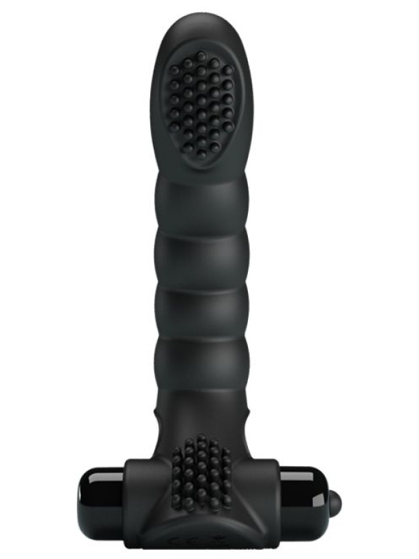 Текстурированная вибронасадка на палец Alexander