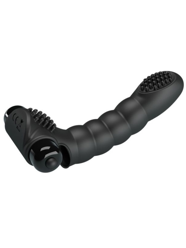 Текстурированная вибронасадка на палец Alexander