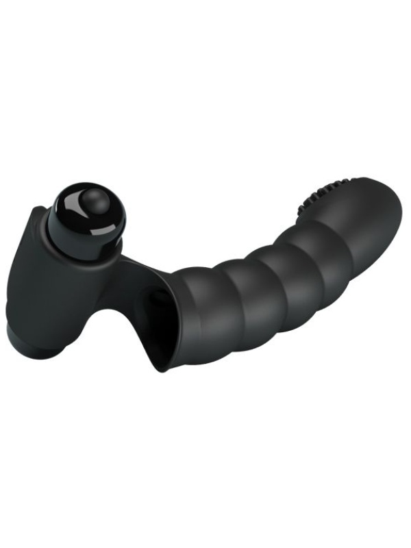 Текстурированная вибронасадка на палец Alexander