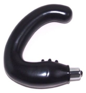 Чёрный вибростимулятор простаты