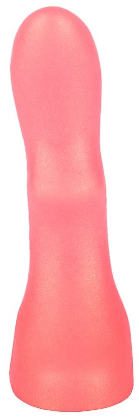 Розовый массажёр простаты - 10 см.