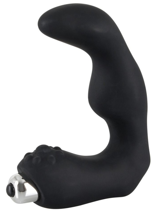 Чёрный вибростимулятор простаты Rebel