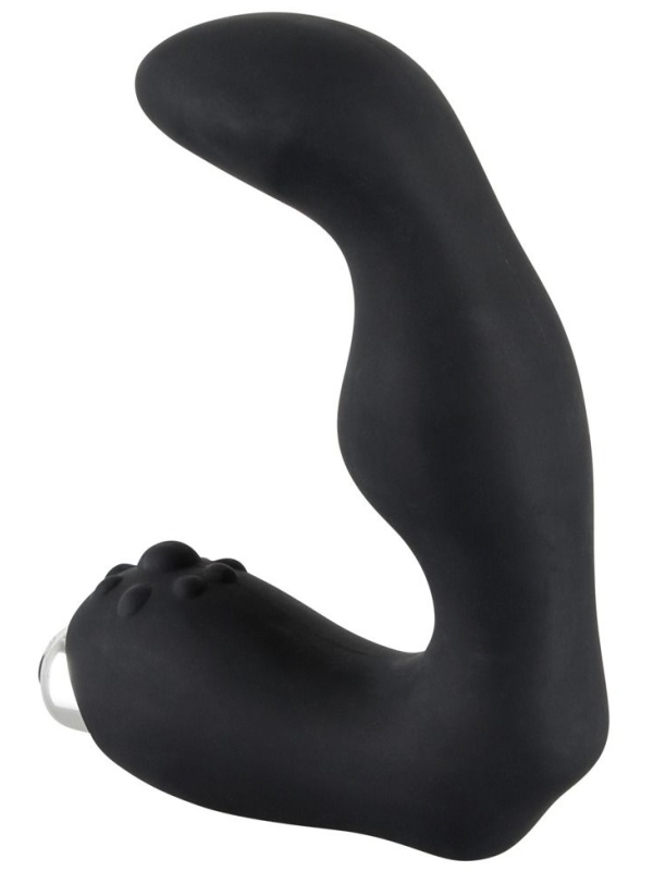 Чёрный вибростимулятор простаты Rebel
