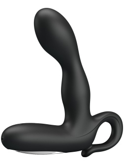 Чёрный вибростимулятор простаты Barrack