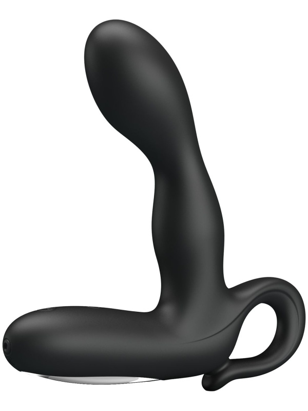 Чёрный вибростимулятор простаты Barrack