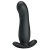 Черный вибростимулятор простаты с имитацией движения пальчика