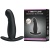 Черный вибростимулятор простаты с имитацией движения пальчика