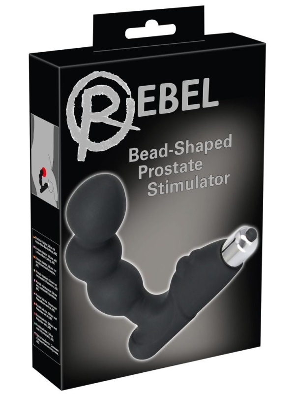 Стимулятор простаты с вибрацией Rebel Bead-shaped Prostate Stimulator