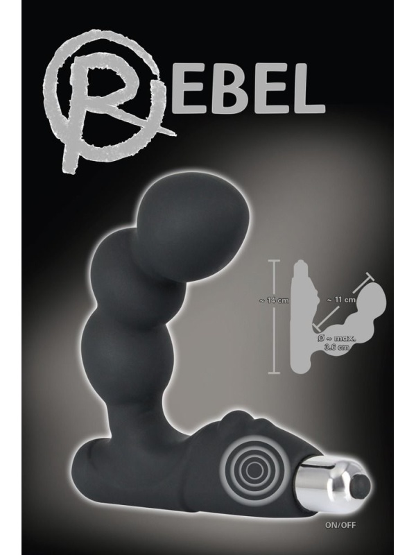 Стимулятор простаты с вибрацией Rebel Bead-shaped Prostate Stimulator