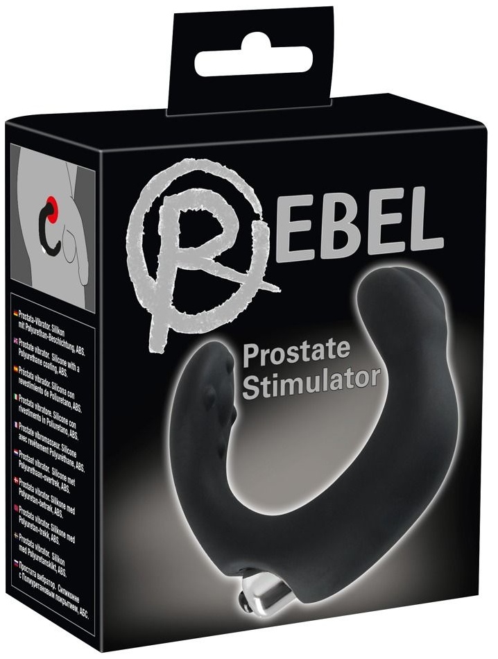 С-образный стимулятор простаты Rebel с виброэлементом
