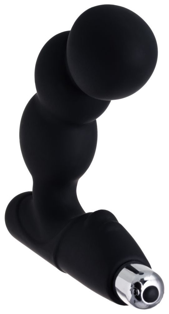 Чёрный вибростимулятор простаты Erotist