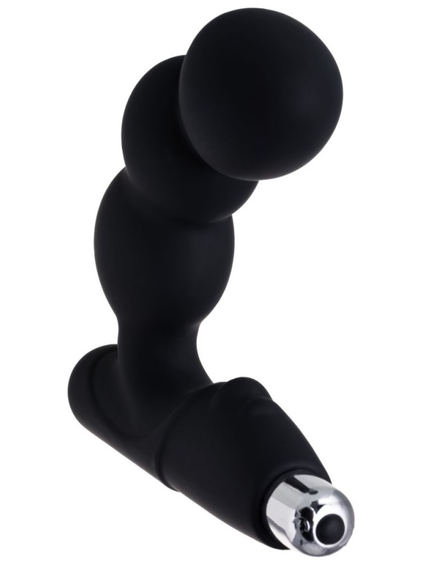 Чёрный вибростимулятор простаты Erotist