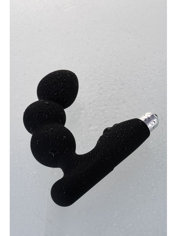 Чёрный вибростимулятор простаты Erotist