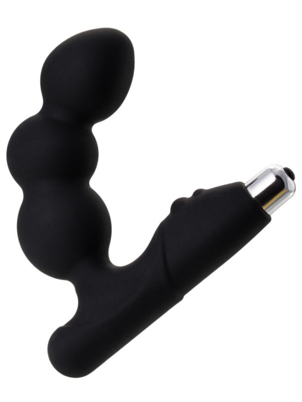 Чёрный вибростимулятор простаты Erotist