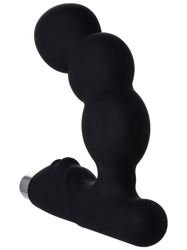 Чёрный вибростимулятор простаты Erotist