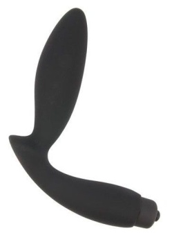 Чёрный вибростимулятор простаты Sex Expert Vibe Pleasure