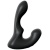 Черный анальный вибростимулятор P-Spot Milker - 14 см.
