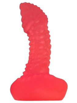 Розовый анальный фаллоимитатор для массажа простаты - 9,5 см.