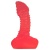 Розовый анальный фаллоимитатор для массажа простаты - 9,5 см.