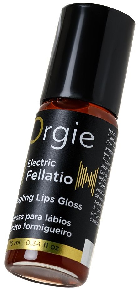 Блеск для губ с виброэффектом Orgie Sexy Vibe Electric Fellatio - 10 мл.