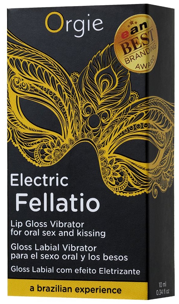 Блеск для губ с виброэффектом Orgie Sexy Vibe Electric Fellatio - 10 мл.
