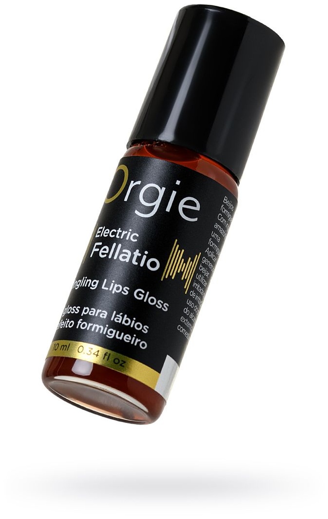 Блеск для губ с виброэффектом Orgie Sexy Vibe Electric Fellatio - 10 мл.