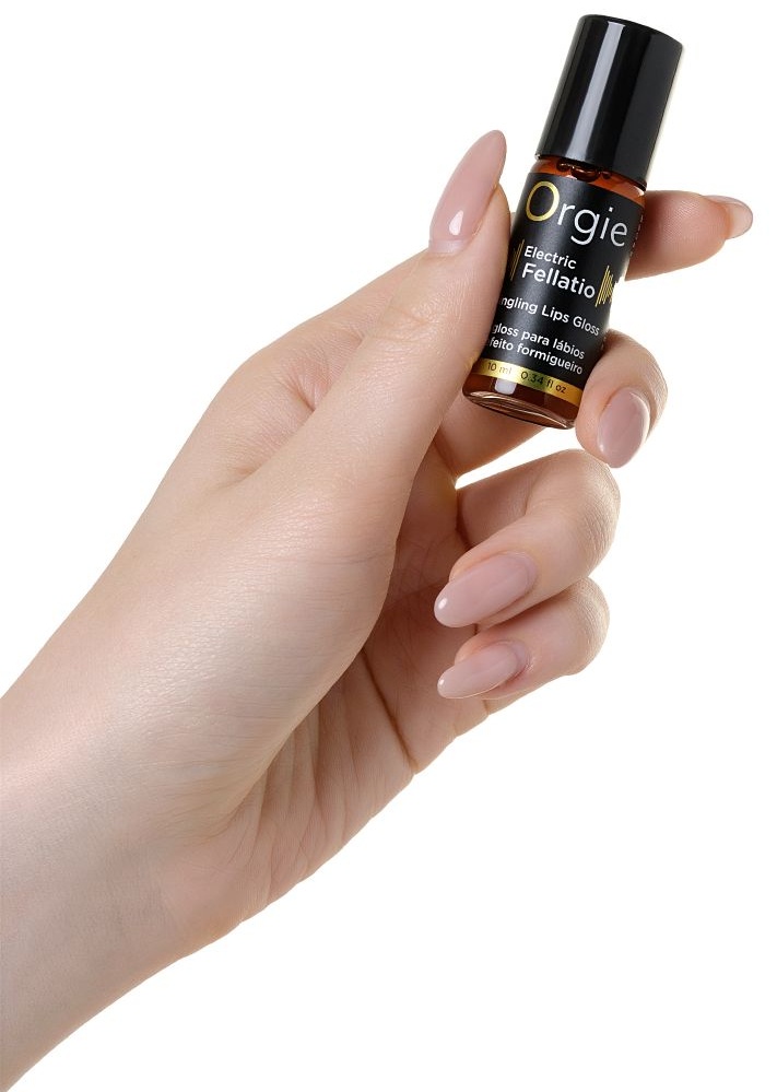 Блеск для губ с виброэффектом Orgie Sexy Vibe Electric Fellatio - 10 мл.